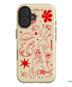 Spiced Cowboy Cream Printed Phone Cases iPhone 16 / Armoured by Easty Beasty - The Dairy