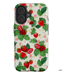 Strawberry Patch Printed Phone Cases iPhone 16 / Armoured by Ellie Mae - The Dairy
