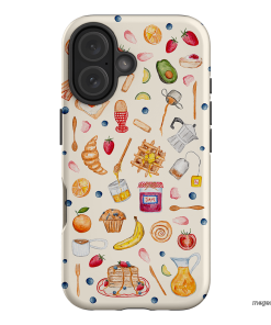 Sunday Breakfast Printed Phone Cases iPhone 16 / Armoured by BG. Studio - The Dairy