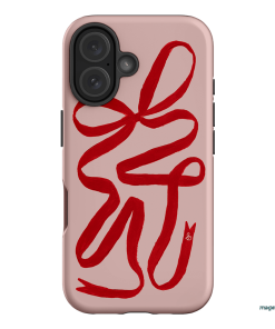 Valentine Ribbon Printed Phone Cases iPhone 16 / Armoured by Jasmine Dowling - The Dairy