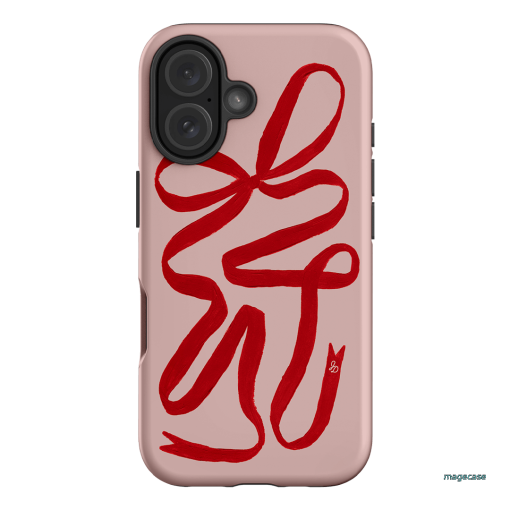 Valentine Ribbon Printed Phone Cases iPhone 16 / Armoured by Jasmine Dowling - The Dairy