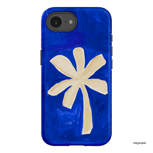 Bleu Palm Printed Phone Cases iPhone 16E / Armoured by Charlie Taylor - The Dairy