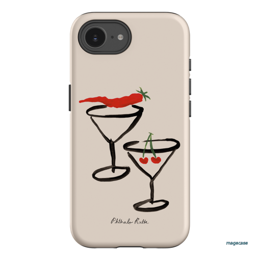 Chilli Cherry Printed Phone Cases by Phthalo Ruth - The Dairy