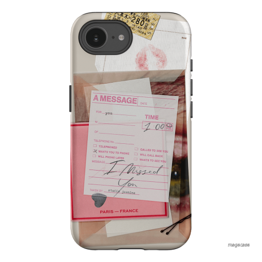 Missed Call Printed Phone Cases iPhone 16e / Armoured by Jasmine Dowling - The Dairy