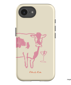 Mootini Pink Printed Phone Cases by Phthalo Ruth - The Dairy