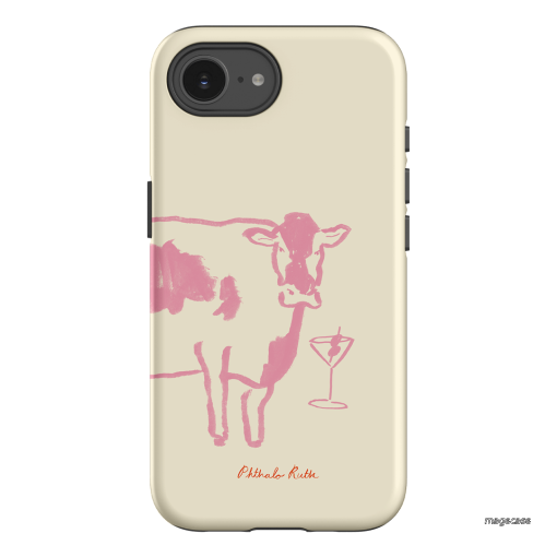 Mootini Pink Printed Phone Cases by Phthalo Ruth - The Dairy
