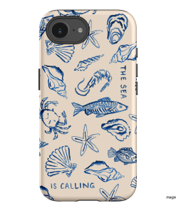 Sea Call Printed Phone Cases iPhone 16E / Armoured by Cass Deller - The Dairy