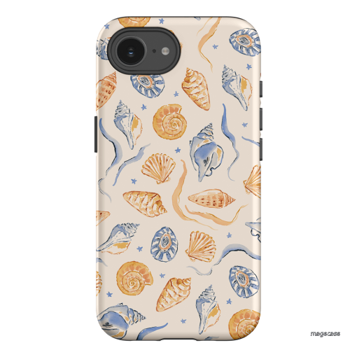 Shells & Swirls Printed Phone Cases by Cass Deller - The Dairy