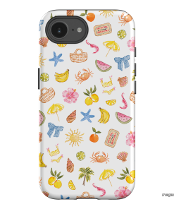 Summer Icons Printed Phone Cases iPhone 16E / Armoured by Cass Deller - The Dairy