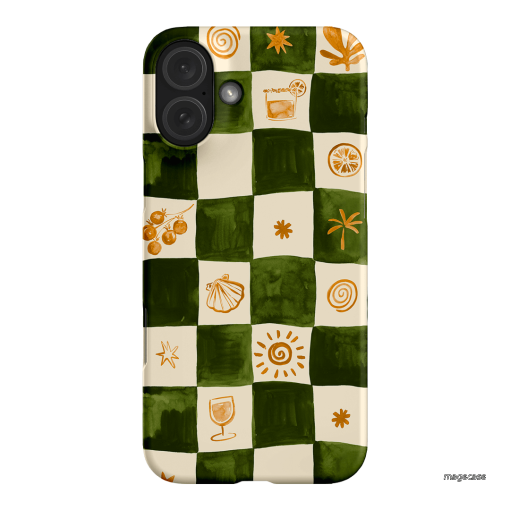 Afternoon Mezze Printed Phone Cases iPhone 16 Plus / Snap by Charlie Taylor - The Dairy