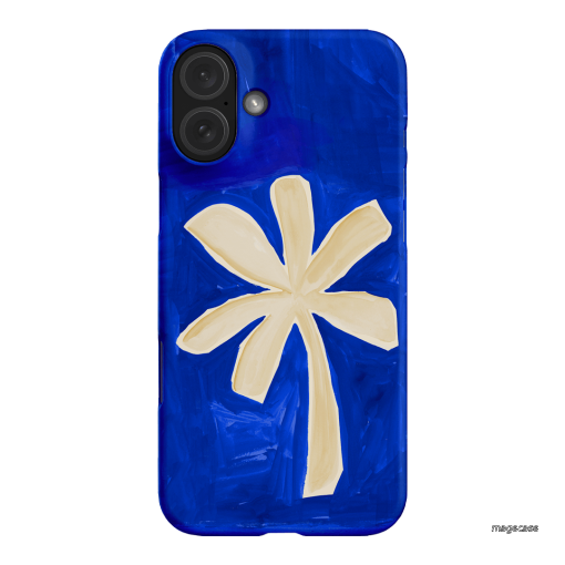 Bleu Palm Printed Phone Cases iPhone 16 Plus / Snap by Charlie Taylor - The Dairy