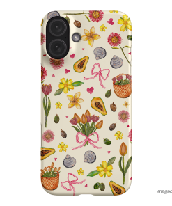 Bouquets & Bows Printed Phone Cases iPhone 16 Plus / Snap by BG. Studio - The Dairy