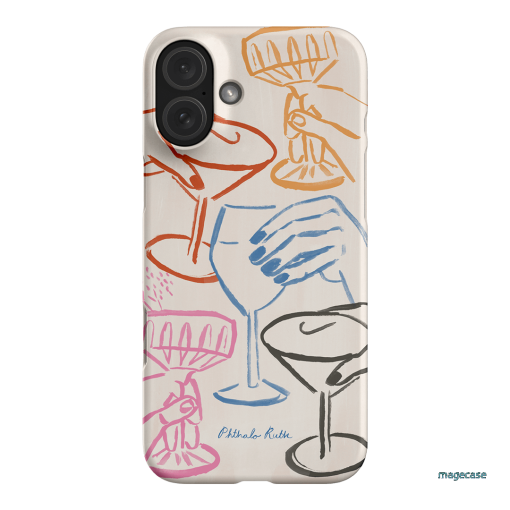 Cheers Multi Printed Phone Cases iPhone 16 Plus / Snap by Phthalo Ruth - The Dairy