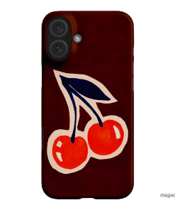 Cherries Printed Phone Cases iPhone 16 Plus / Snap by Studio Bon - The Dairy