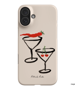 Chilli Cherry Printed Phone Cases by Phthalo Ruth - The Dairy