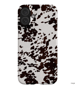 Cowhide Charm Printed Phone Cases iPhone 16 Plus / Snap by The Dairy - The Dairy