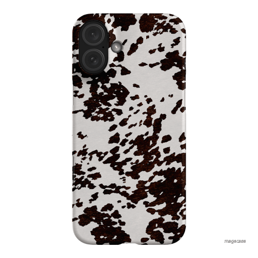 Cowhide Charm Printed Phone Cases iPhone 16 Plus / Snap by The Dairy - The Dairy