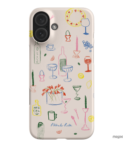Dinnerware Printed Phone Cases iPhone 16 Plus / Snap by Phthalo Ruth - The Dairy