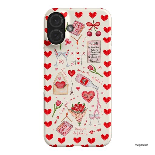 Love Note Printed Phone Cases iPhone 16 Plus / Snap by BG. Studio - The Dairy