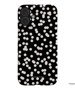 Mini Confetti Noir Printed Phone Cases iPhone 16 Plus / Snap by Veronica Tucker - The Dairy