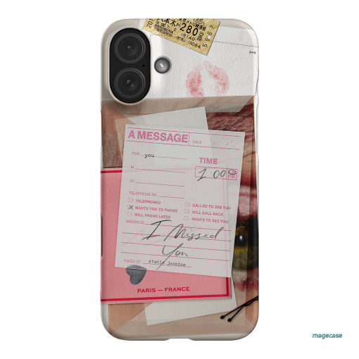 Missed Call Printed Phone Cases iPhone 16 Plus / Snap by Jasmine Dowling - The Dairy