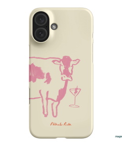 Mootini Pink Printed Phone Cases by Phthalo Ruth - The Dairy