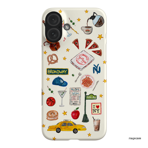 NYC Light Printed Phone Cases iPhone 16 Plus / Snap by BG. Studio - The Dairy