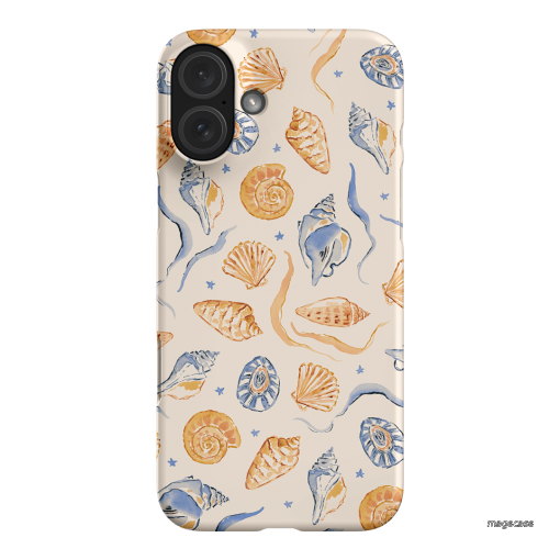 Shells & Swirls Printed Phone Cases by Cass Deller - The Dairy