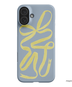 Sorbet Ribbon Printed Phone Cases iPhone 16 Plus / Snap by Jasmine Dowling - The Dairy