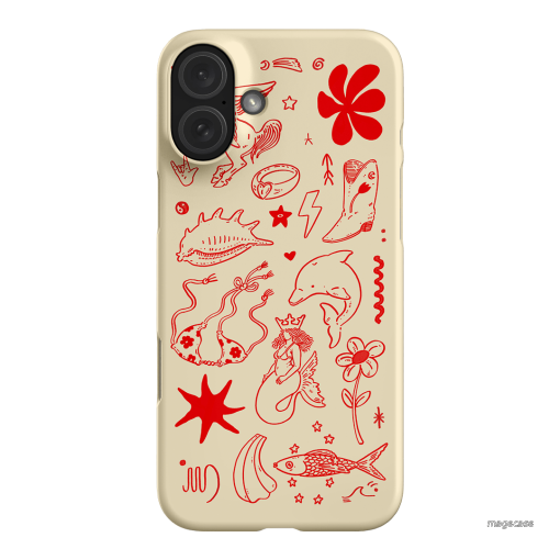 Spiced Cowboy Cream Printed Phone Cases iPhone 16 Plus / Snap by Easty Beasty - The Dairy