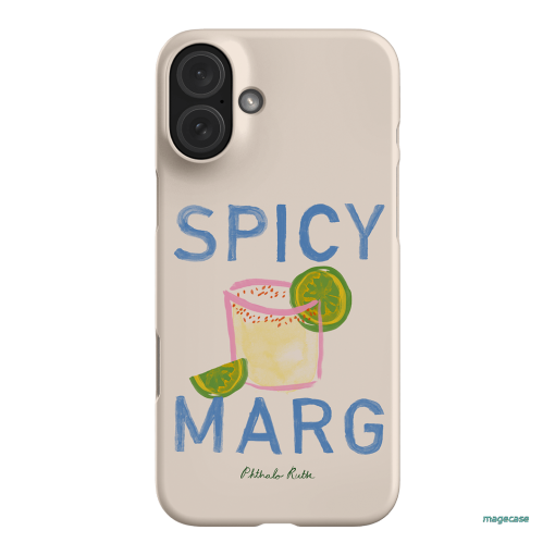 Spicy Marg Printed Phone Cases iPhone 16 Plus / Snap by Phthalo Ruth - The Dairy