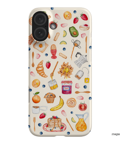 Sunday Breakfast Printed Phone Cases iPhone 16 Plus / Snap by BG. Studio - The Dairy