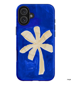 Bleu Palm Printed Phone Cases iPhone 16 Plus / Armoured MagSafe by Charlie Taylor - The Dairy