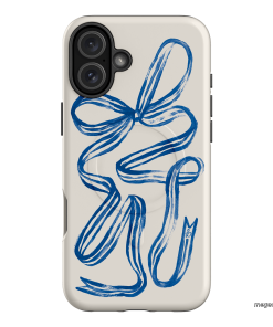 Bowerbird Ribbon Printed Phone Cases iPhone 16 Plus / Armoured MagSafe by Jasmine Dowling - The Dairy