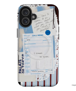 Call Memo Printed Phone Cases iPhone 16 Plus / Armoured MagSafe by Jasmine Dowling - The Dairy