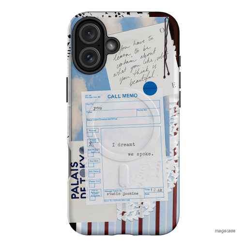 Call Memo Printed Phone Cases iPhone 16 Plus / Armoured MagSafe by Jasmine Dowling - The Dairy