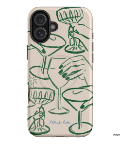 Cheers Printed Phone Cases iPhone 16 Plus / Armoured MagSafe by Phthalo Ruth - The Dairy