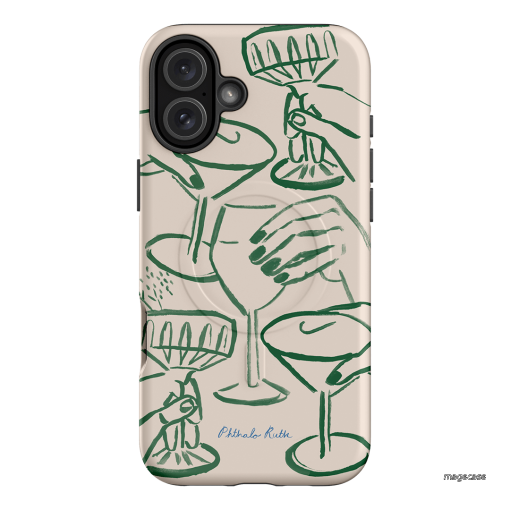 Cheers Printed Phone Cases iPhone 16 Plus / Armoured MagSafe by Phthalo Ruth - The Dairy