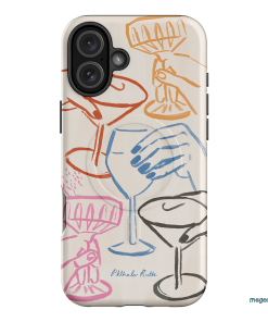 Cheers Multi Printed Phone Cases iPhone 16 Plus / Armoured MagSafe by Phthalo Ruth - The Dairy