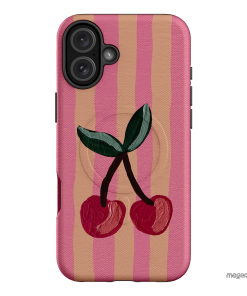 Cherry On Top Printed Phone Cases iPhone 16 Plus / Armoured MagSafe by Amy Gibbs - The Dairy