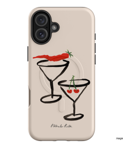 Chilli Cherry Printed Phone Cases by Phthalo Ruth - The Dairy