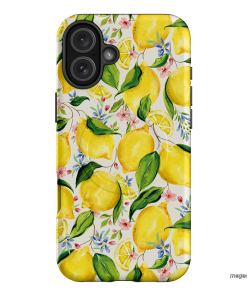 Citrus Lemon Printed Phone Cases iPhone 16 Plus / Armoured MagSafe by Ellie Mae - The Dairy