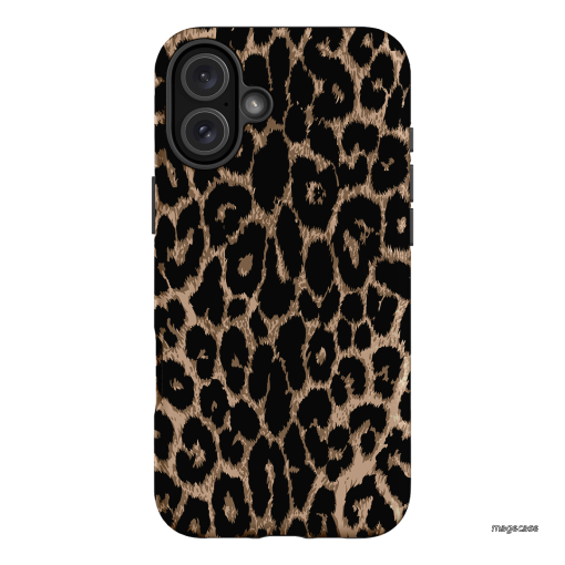 Classic Leopard Printed Phone Cases iPhone 16 Plus / Armoured MagSafe by The Dairy - The Dairy