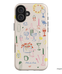 Dinnerware Printed Phone Cases iPhone 16 Plus / Armoured MagSafe by Phthalo Ruth - The Dairy