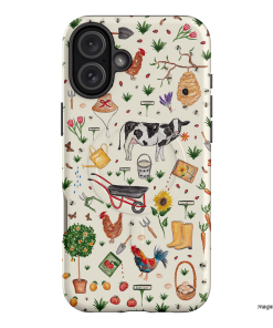 Farm Stay Printed Phone Cases iPhone 16 Plus / Armoured MagSafe by BG. Studio - The Dairy