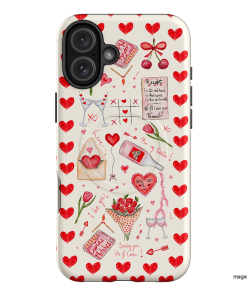 Love Note Printed Phone Cases iPhone 16 Plus / Armoured MagSafe by BG. Studio - The Dairy