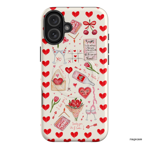 Love Note Printed Phone Cases iPhone 16 Plus / Armoured MagSafe by BG. Studio - The Dairy