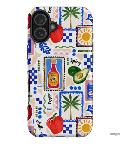 Mexico Holiday Printed Phone Cases iPhone 16 Plus / Armoured MagSafe by Charlie Taylor - The Dairy