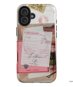 Missed Call Printed Phone Cases iPhone 16 Plus / Armoured MagSafe by Jasmine Dowling - The Dairy