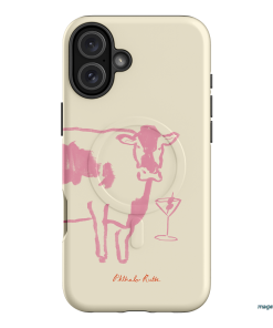 Mootini Pink Printed Phone Cases by Phthalo Ruth - The Dairy